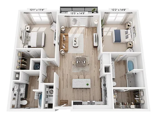 Floor plan B4B
