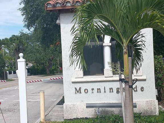Guarded entrance to Morningside Neighborhood