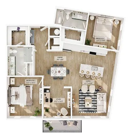 Floor plan B16