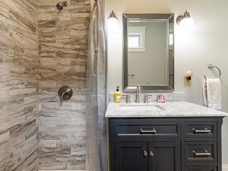 First floor full bath