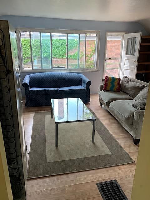 living room leading to the deck