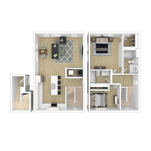 Floor plan 2X2