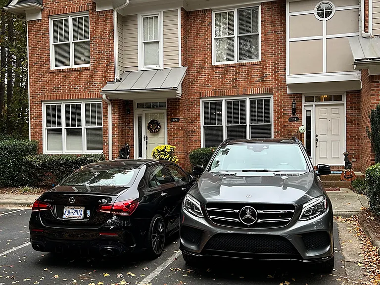 2 Parking spaces.