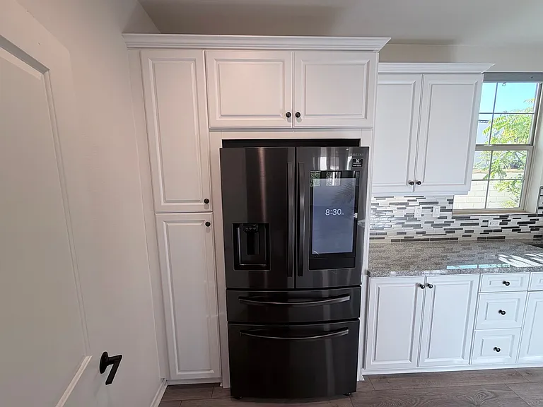 Fridge view from pantry