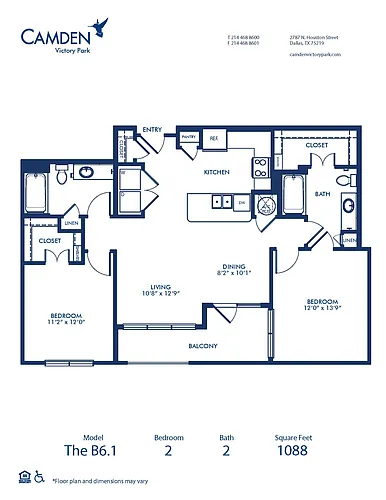 Floor plan B61