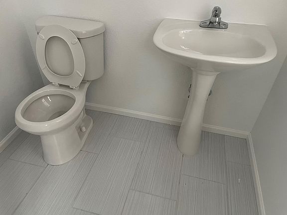 1/2 bath on main level
