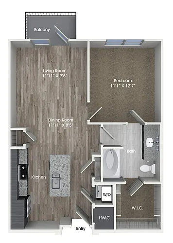 Floor plan A3 Income Regulated