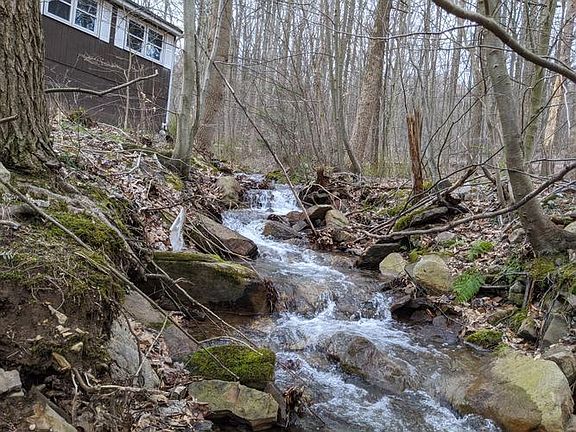 exterior view stream on property