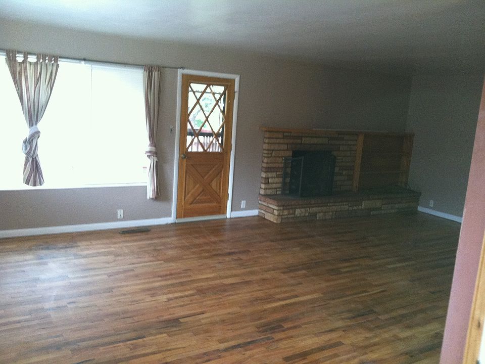 living room with fireplace