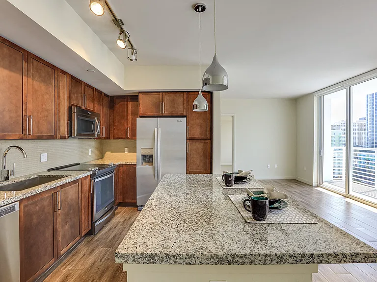 European solid wood, soft close cabinets