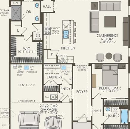 First Floor 3 br 2 ba