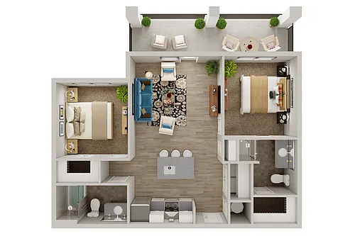 Floor plan B1