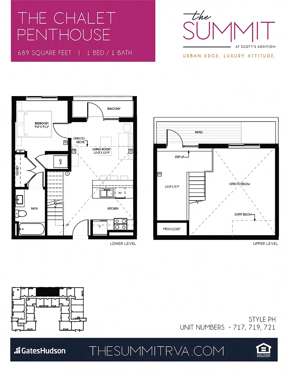 Floor plan The Chalet - Penthouse