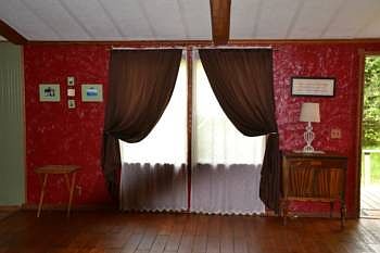 The picture window in the great room looks out into the front yard.  A perfect spot to watch the wildlife that walks through the yard.