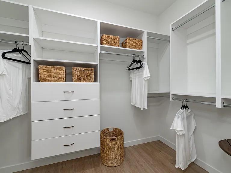 Apartment Walk-in Closet