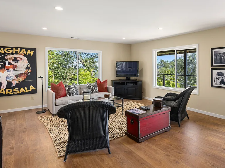Guest house living area