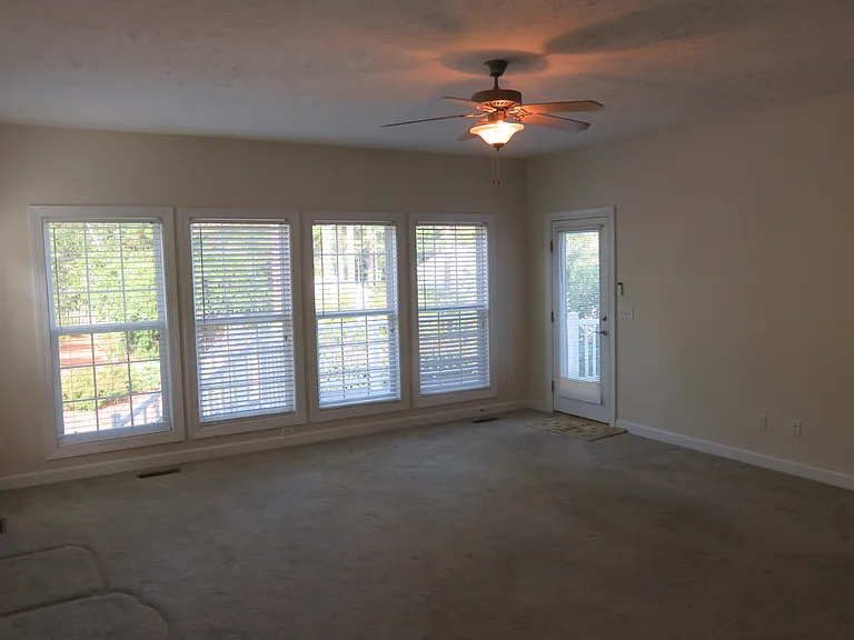 Family room 
door to deck