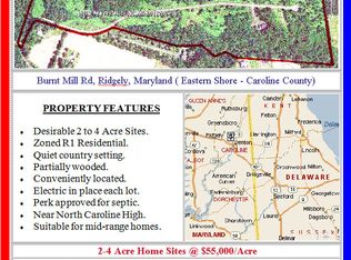 Burnt Mill Rd, Ridgely, MD 21660