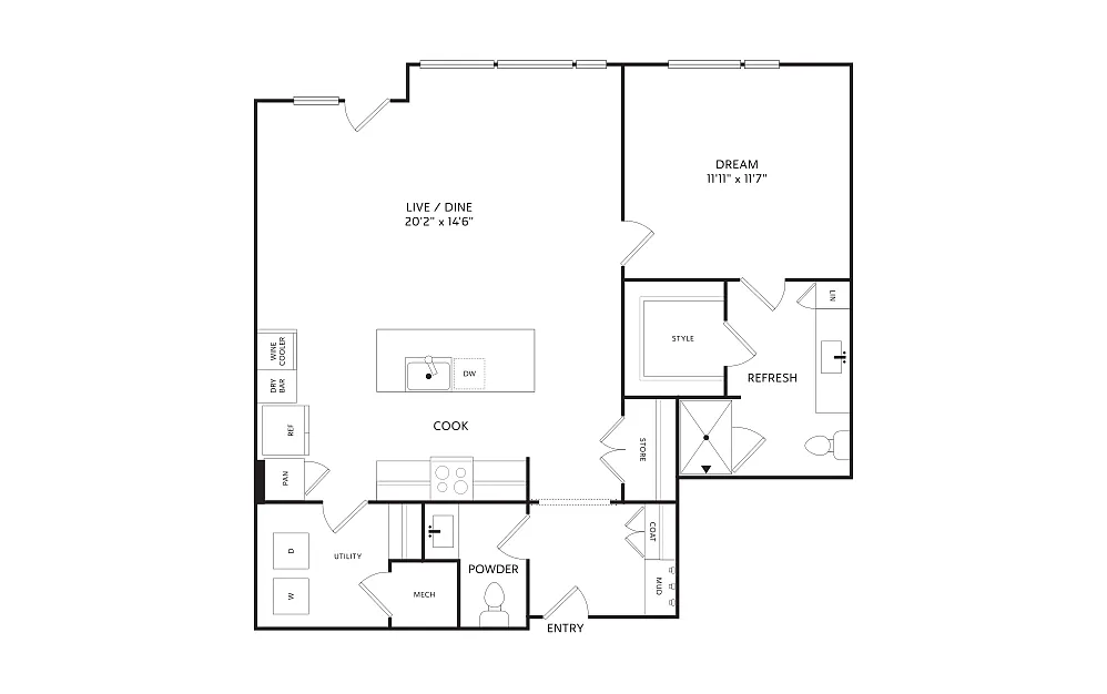Floor plan 1D2