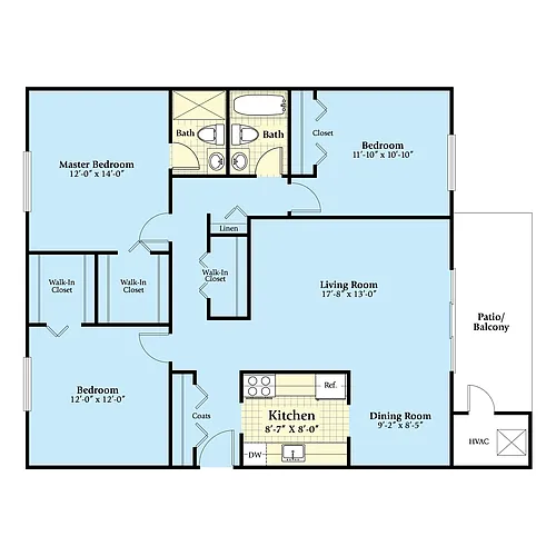 Floor plan The Oxford