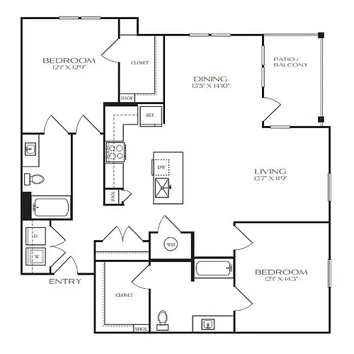 Floor plan B2A