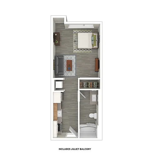 Floor plan Studio C