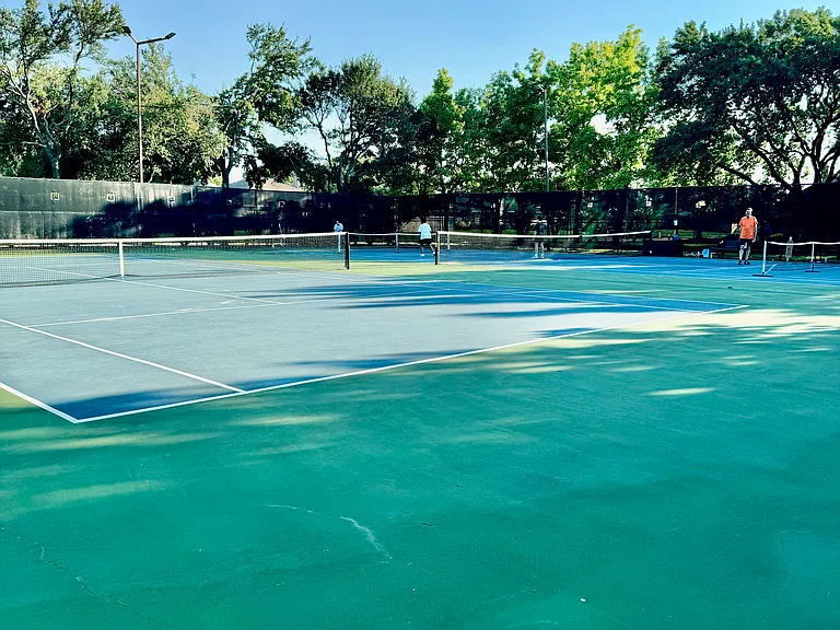 2 LARGE TENNIS/PICKLE-BALL COURTS for additional membership fee.