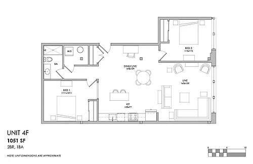 Floor plan F Layout