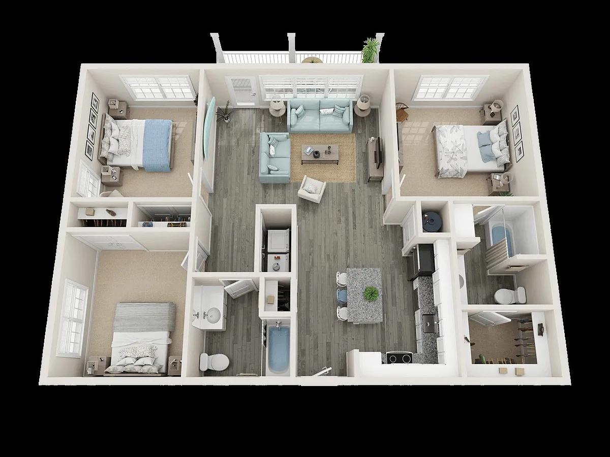 Floor plan Longboard-A3-3x2