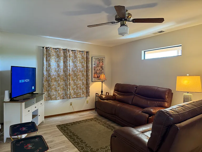 Another arrangement of the living room.