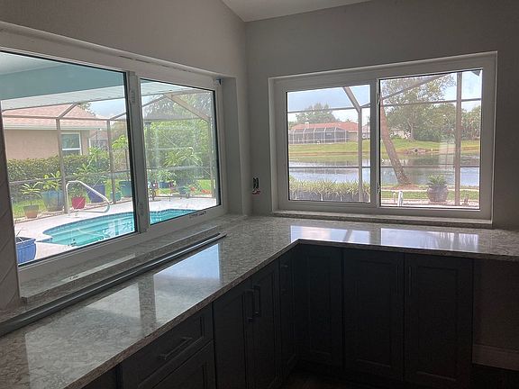 Kitchen serving windows