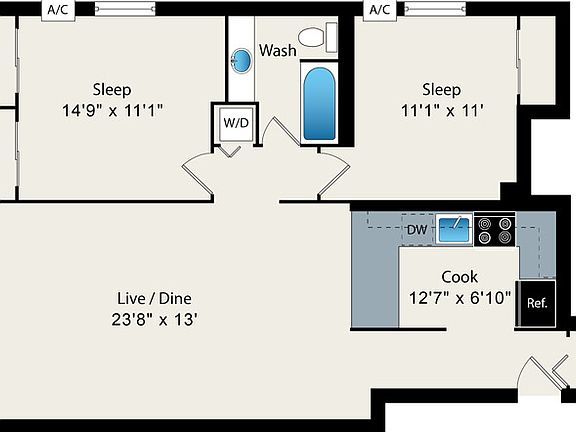 2nd image of 1704 N North Park Ave #2M