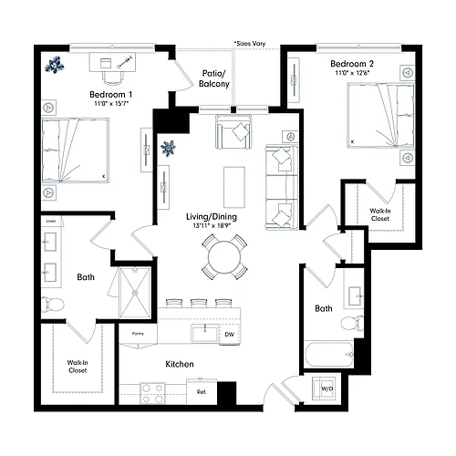 Floor plan B12