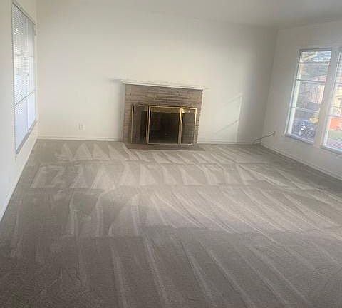 Living room fireplace