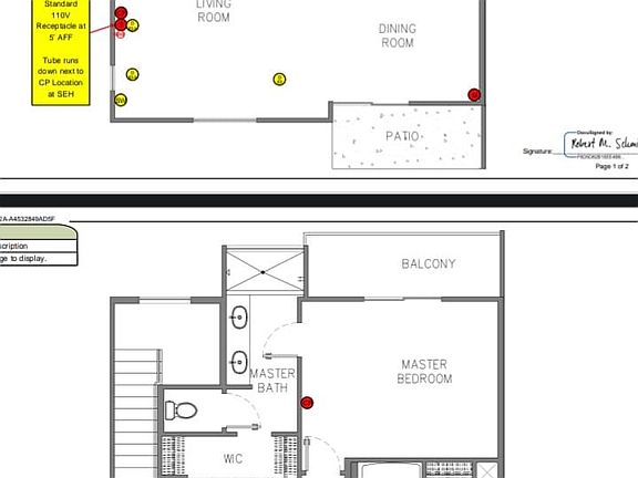 Layout of the home, first and 2nd floor