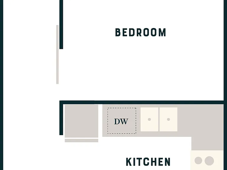 TRS2 - Open 1 Bed, 1 Bath - Apt A TRS2 - Open 1 Bed, 1 Bath - Apt A