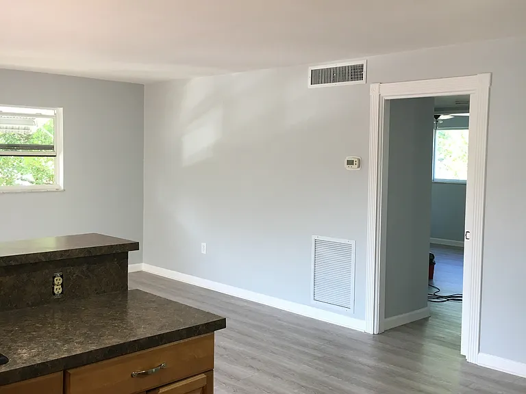 Entrance to bedrooms and bath.