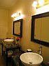 Master bath dual sinks