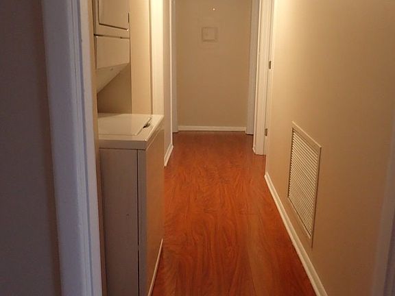 Hallway with Washer and Dryer