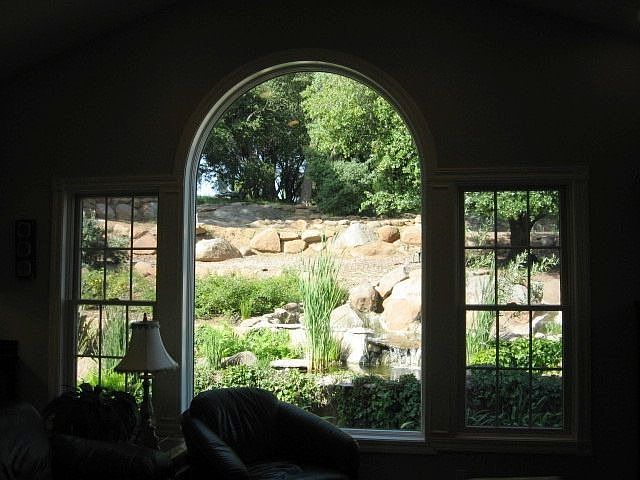 View out Family Room Window