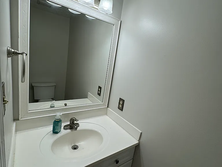 Main level half bath