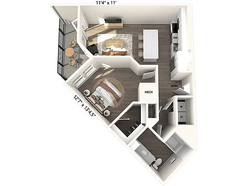 Floor plan A3-757sf-225-525