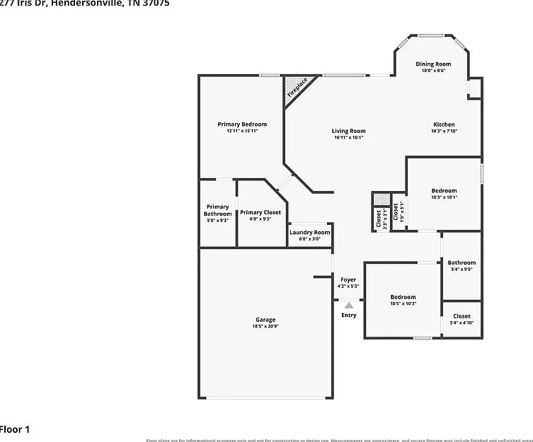 3 bed, 2.0 bath, 1268 sqft, $2,135 — Photo 2