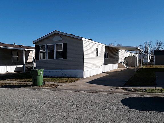Driveway side of home