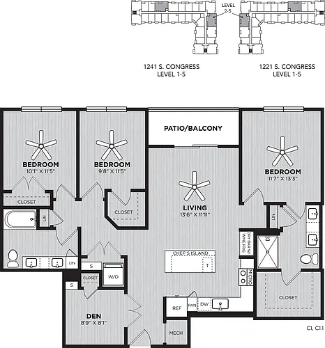 Floor plan C1