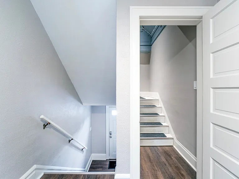 stairway to bonus room/attic/bedroom