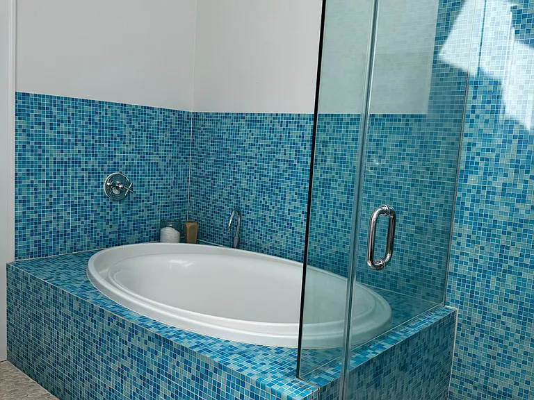 Primary Bath (Italian Tile) Giant soaking tub
