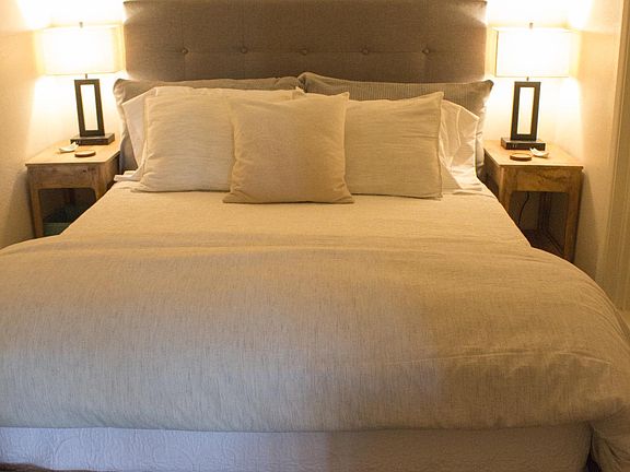 Very quiet, dark and peaceful sleeping space.