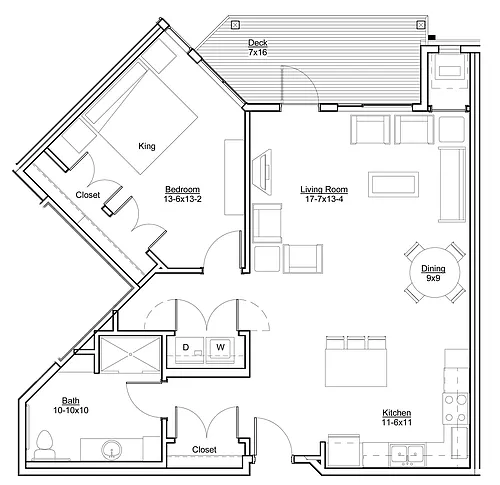 Floor plan 1KHC