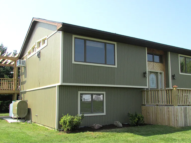 Front of House and Side View
